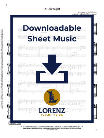 O Holy Night - Piano Sheet Music (Digital download)