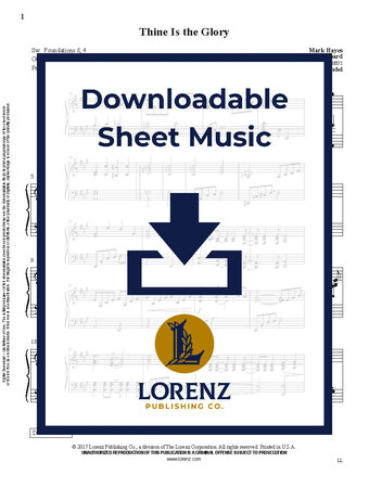 Thine Is the Glory - Organ Sheet Music (Digital download)