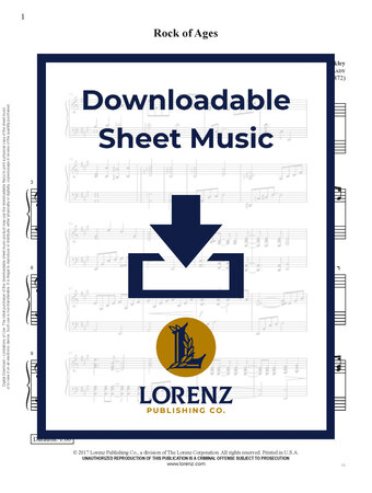 Rock of Ages - Piano Sheet Music (Digital download)