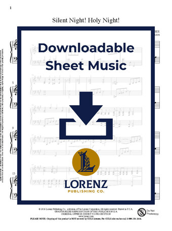Silent Night! Holy Night! (Piano 4-hands) - Piano Sheet Music (Digital download)