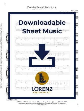 I’ve Got Peace Like a River - Piano Sheet Music (Digital download)