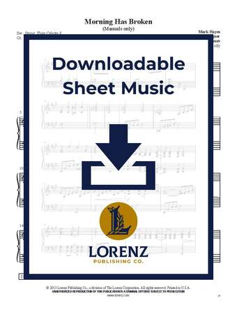 Morning Has Broken - Organ Sheet Music (Digital download)