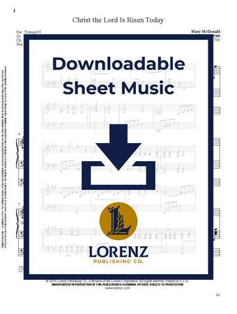 Christ the Lord Is Risen Today - Organ Sheet Music (Digital download)