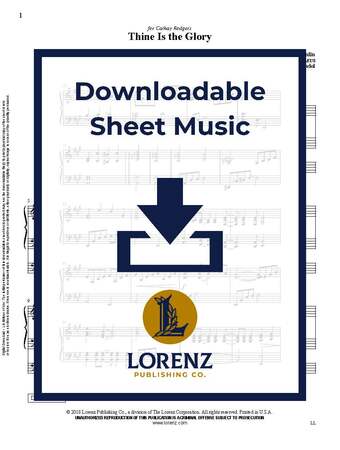 Thine Is the Glory - Organ Sheet Music (Digital download)