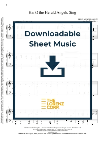 Hark! the Herald Angels Sing - Piano Sheet Music (Digital download)