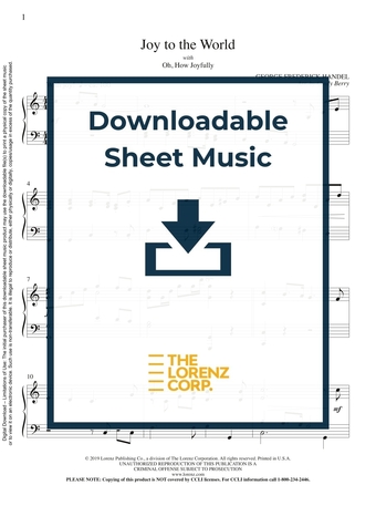 Joy to the World - Piano Sheet Music (Digital download)