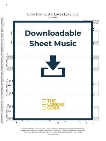 Love Divine, All Loves Excelling - Piano Sheet Music (Digital download)
