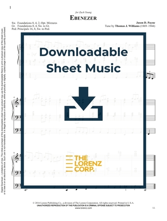 Ebenezer - Organ Sheet Music (Digital download)