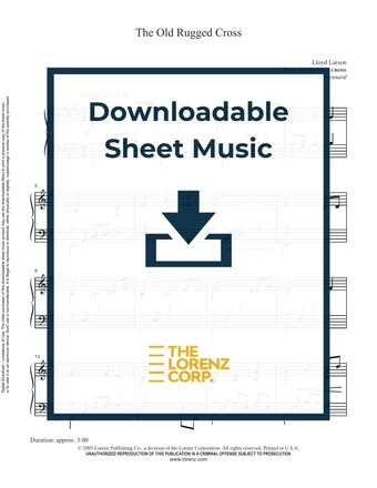 The Old Rugged Cross - Piano Sheet Music (Digital download)