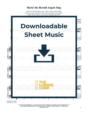 Hark! the Herald Angels Sing - Piano Sheet Music (Digital download)