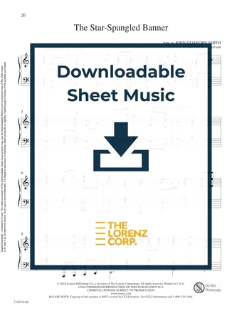 The Star-Spangled Banner - Piano Sheet Music (Digital download)