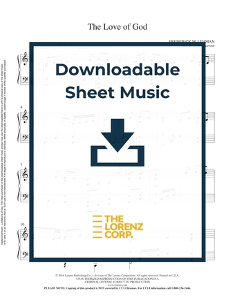 The Love of God - Piano Sheet Music (Digital download)