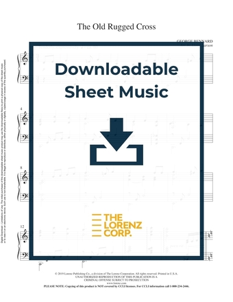 The Old Rugged Cross - Piano Sheet Music (Digital download)