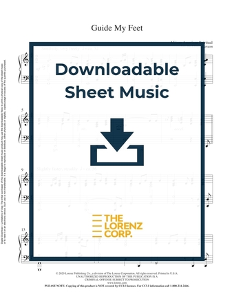 Guide My Feet - Piano Sheet Music (Digital download)