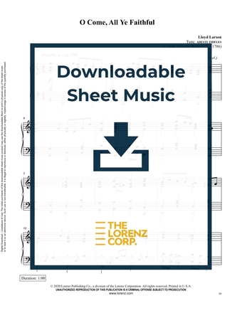 O Come, All Ye Faithful - Piano Sheet Music (Digital download)