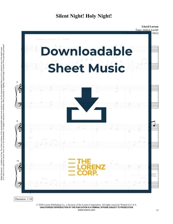 Silent Night! Holy Night! - Piano Sheet Music (Digital download)