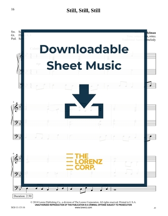 Still, Still, Still - Organ Sheet Music (Digital download)