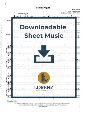 Silent Night (Piano 4-hand duet) - Downloadable Sheet Music