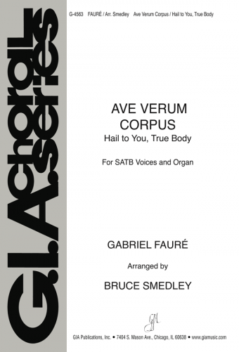 Ave Verum Corpus - Instrument edition