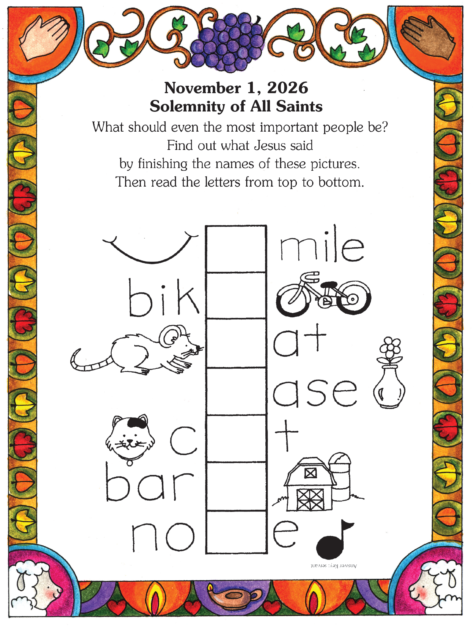 Catholic Corner: Children's Bulletins (Digital)