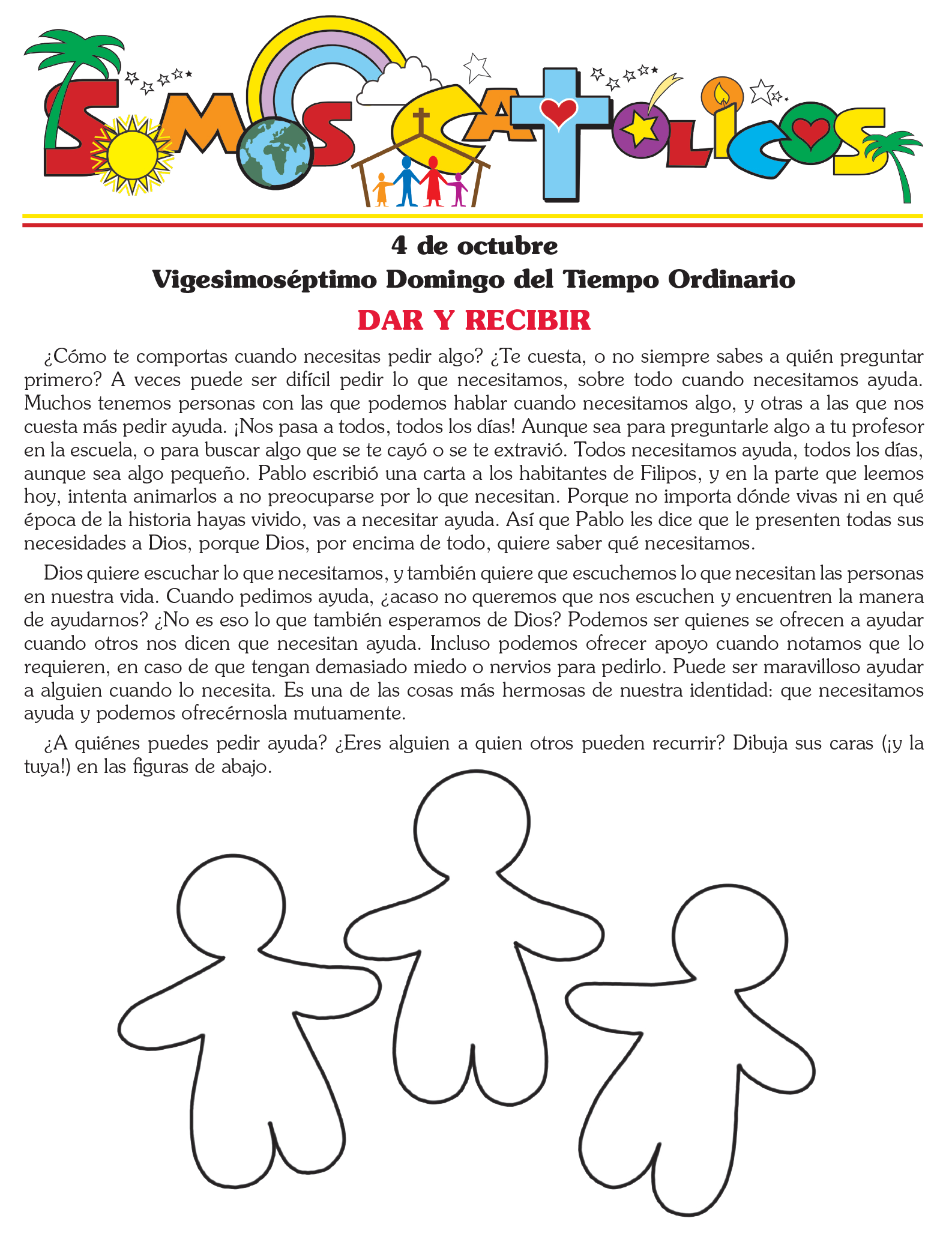 Somos Católicos: Los Boletines de Niños