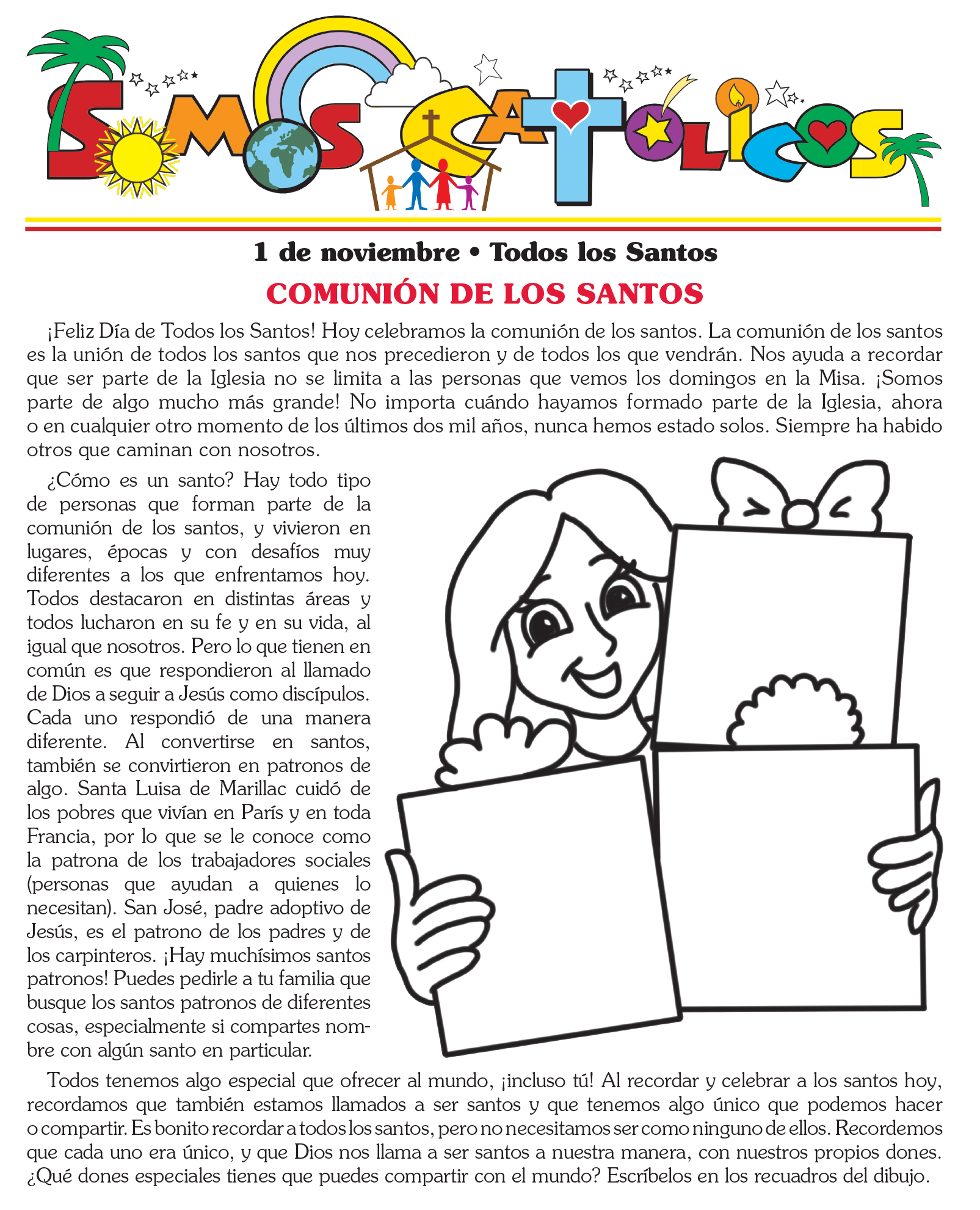 Somos Católicos: Los Boletines de Niños