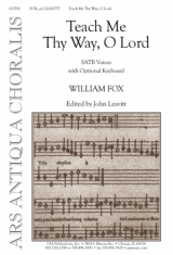Teach Me Thy Way, O Lord