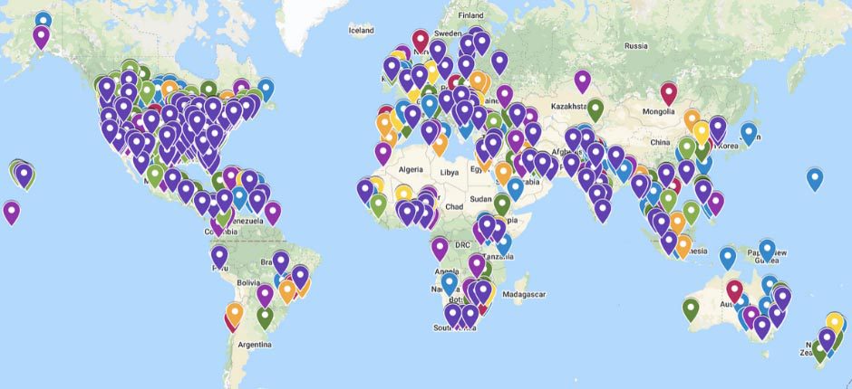 VentureLab map of downloaded curriculum