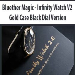 Bluether Magic - Infinity Watch V2 – Gold Case Black Dial Version