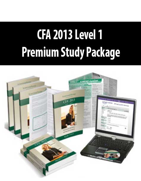 CFA 2013 Level 1 - Premium Study Package
