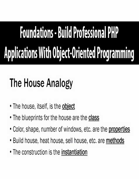 Foundations - Build Professional PHP Applications With Object-Oriented Programming