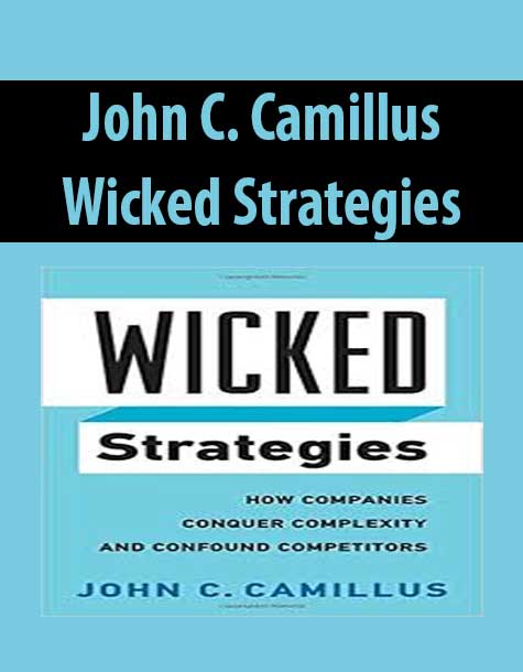 John C. Camillus - Wicked Strategies