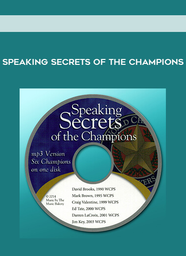 Speaking Secrets of the Champions