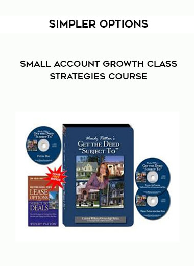 Simpler Options – Small Account Growth Class – Strategies Course