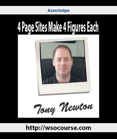 AzonSnipe – 4 Page Sites Make 4 Figures Each