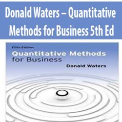 Donald Waters – Quantitative Methods for Business 5th Ed