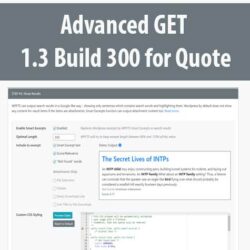 Advanced GET 1.3 Build 300 for Quote