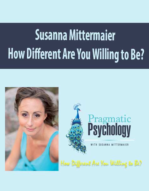 Susanna Mittermaier - How Different Are You Willing to Be?