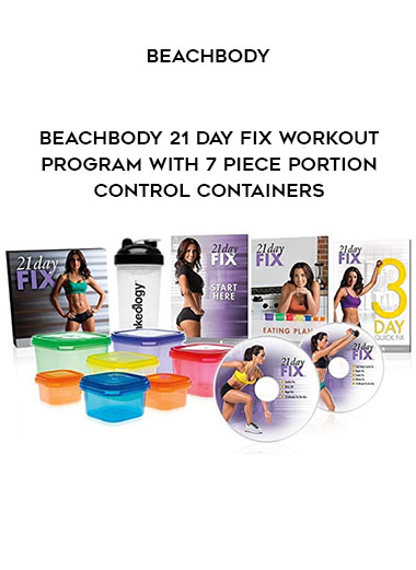 Beachbody – Beachbody 21 Day Fix Workout Program with 7 Piece Portion Control containers