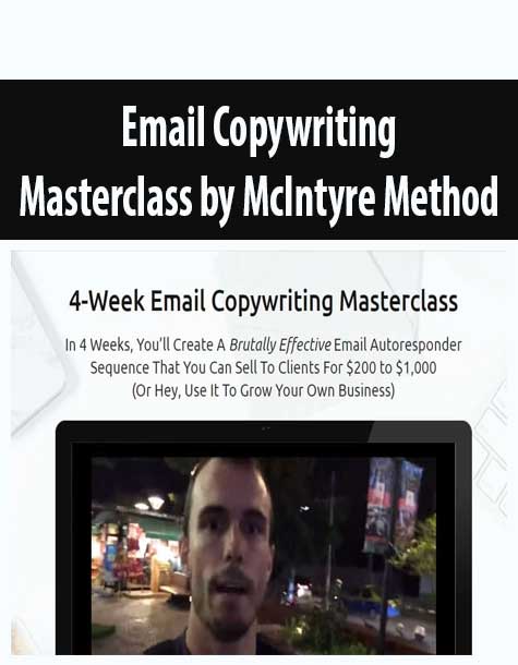 Email Copywriting Masterclass by McIntyre Method