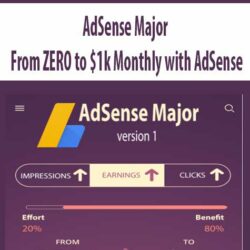 AdSense Major – From ZERO to $1k Monthly with AdSense