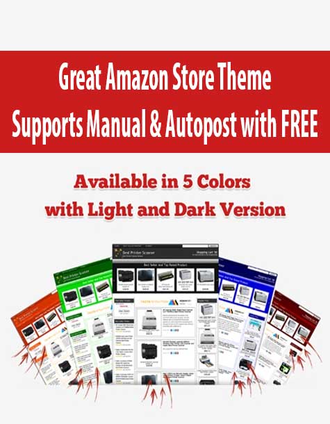 Great Amazon Store Theme Supports Manual & Autopost with FREE