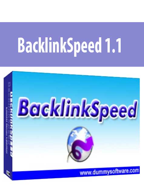 BacklinkSpeed 1.1 BacklinkSpeed 1.1