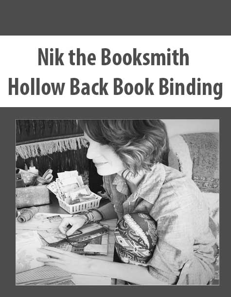 Nik the Booksmith - Hollow Back Book Binding