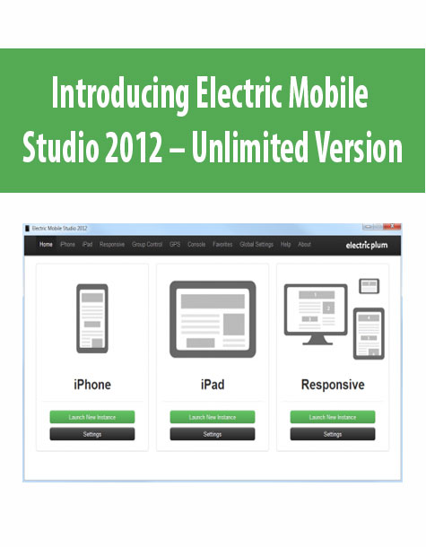 Introducing Electric Mobile Studio 2012 – Unlimited Version
