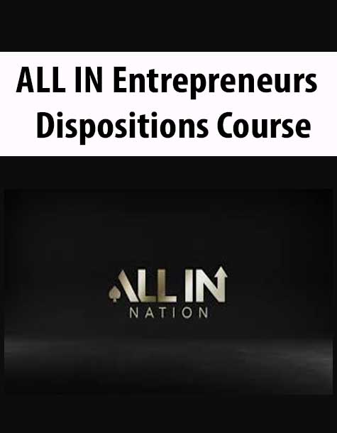 ALL IN Entrepreneurs - Dispositions Course