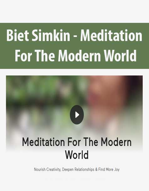 Biet Simkin - Meditation For The Modern World