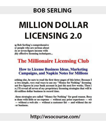 BOB SERLING MILLION DOLLAR LICENSING 2.0 2
