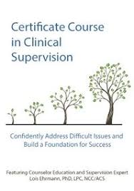 Certificate Course in Clinical Supervision Confidently Address Difficult Issues and Build a Foundation for Success - Lois Ehrmann