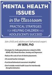 Mental Health Issues in the Classroom